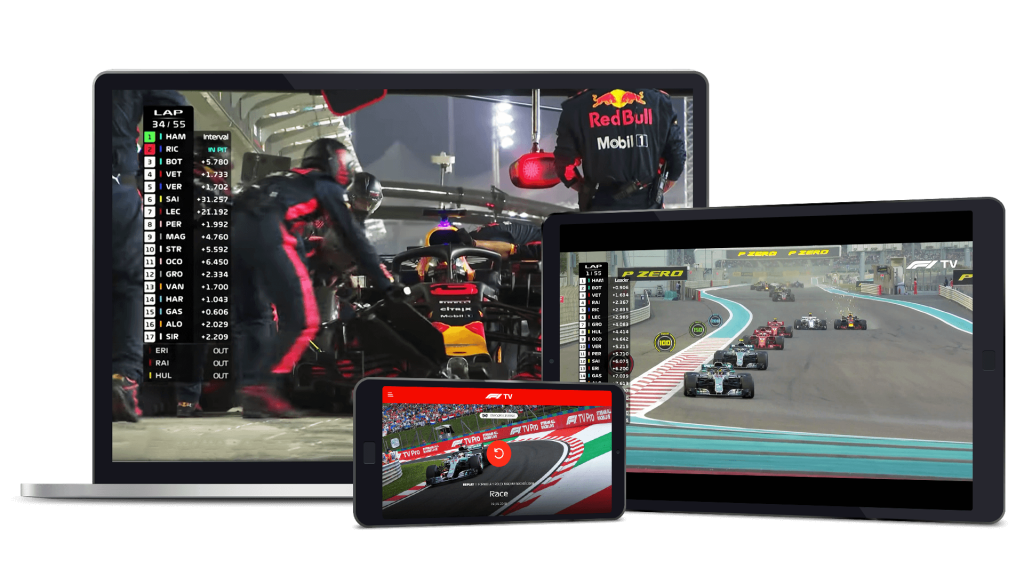 F1 TV Pro multi device