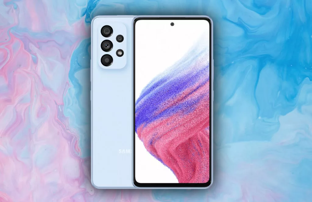 Samsung A53 blauw