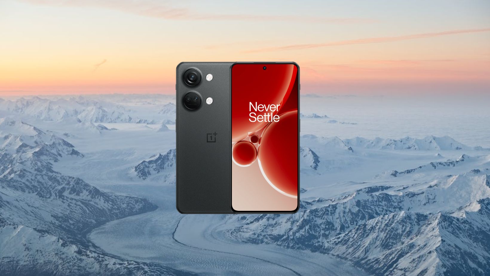 OnePlus Nord 3 voor besneeuwde bergen