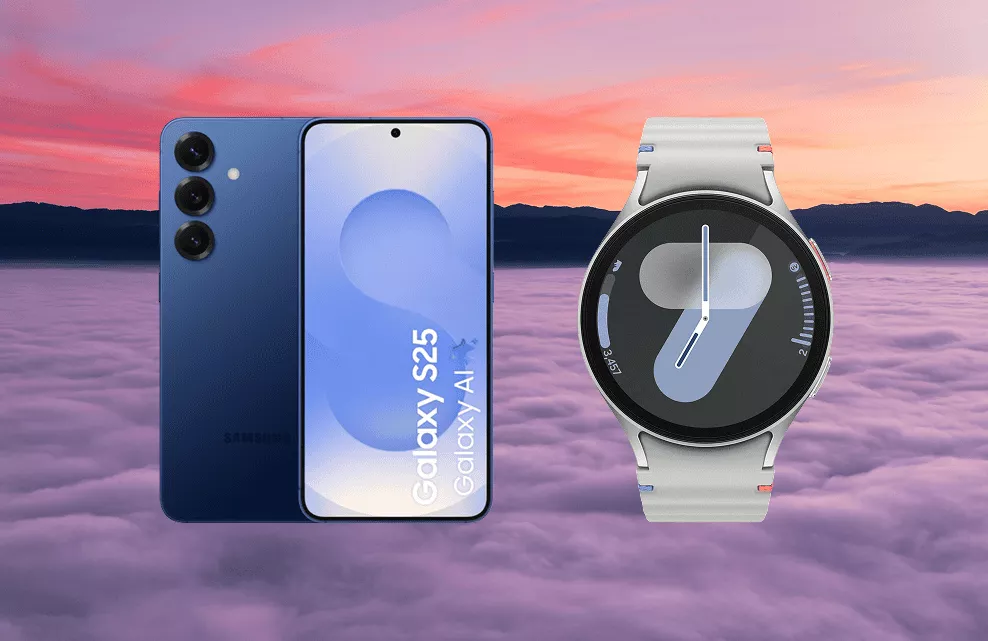 Samsung Galaxy S25 met Galaxy Watch7
